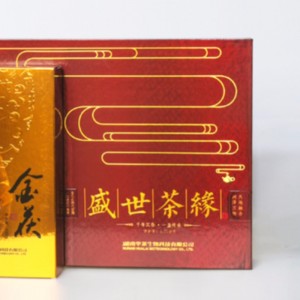 G комплекти 1000g злато fuzhuan 750g HCQL чай нюан хахуа черен чай здравеопазването чай